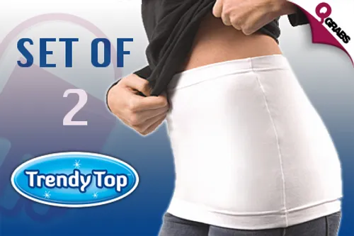 For QR69, get a Set of Trendy Tops to help cover your Waist, Belly and Back so you can bend, reach or sit with confidence! (QR200 Value)